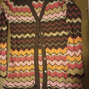 70's-esque cardigan sweater